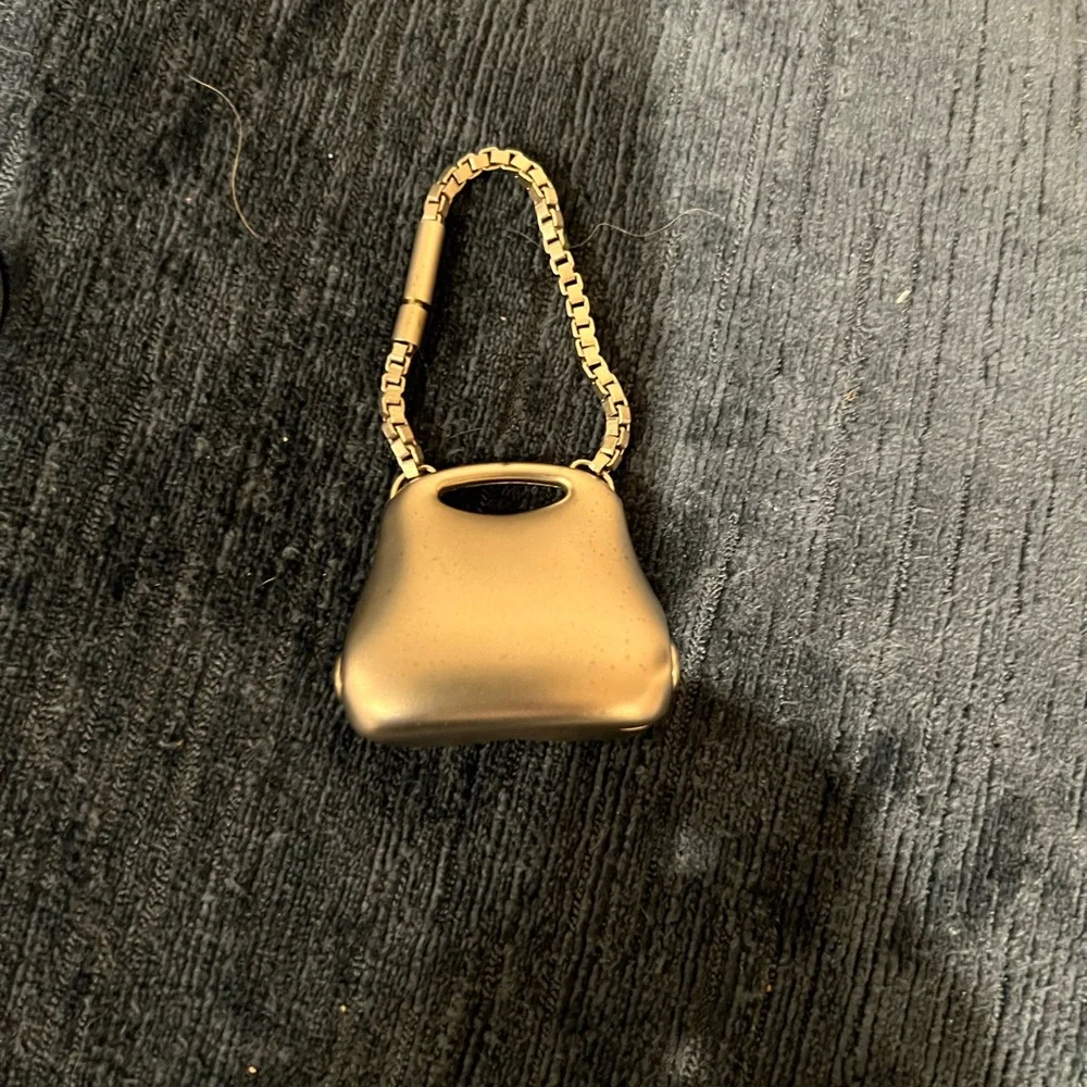 CHANEL Purse Shape Keychain Or Can Be Used As Bag Charm